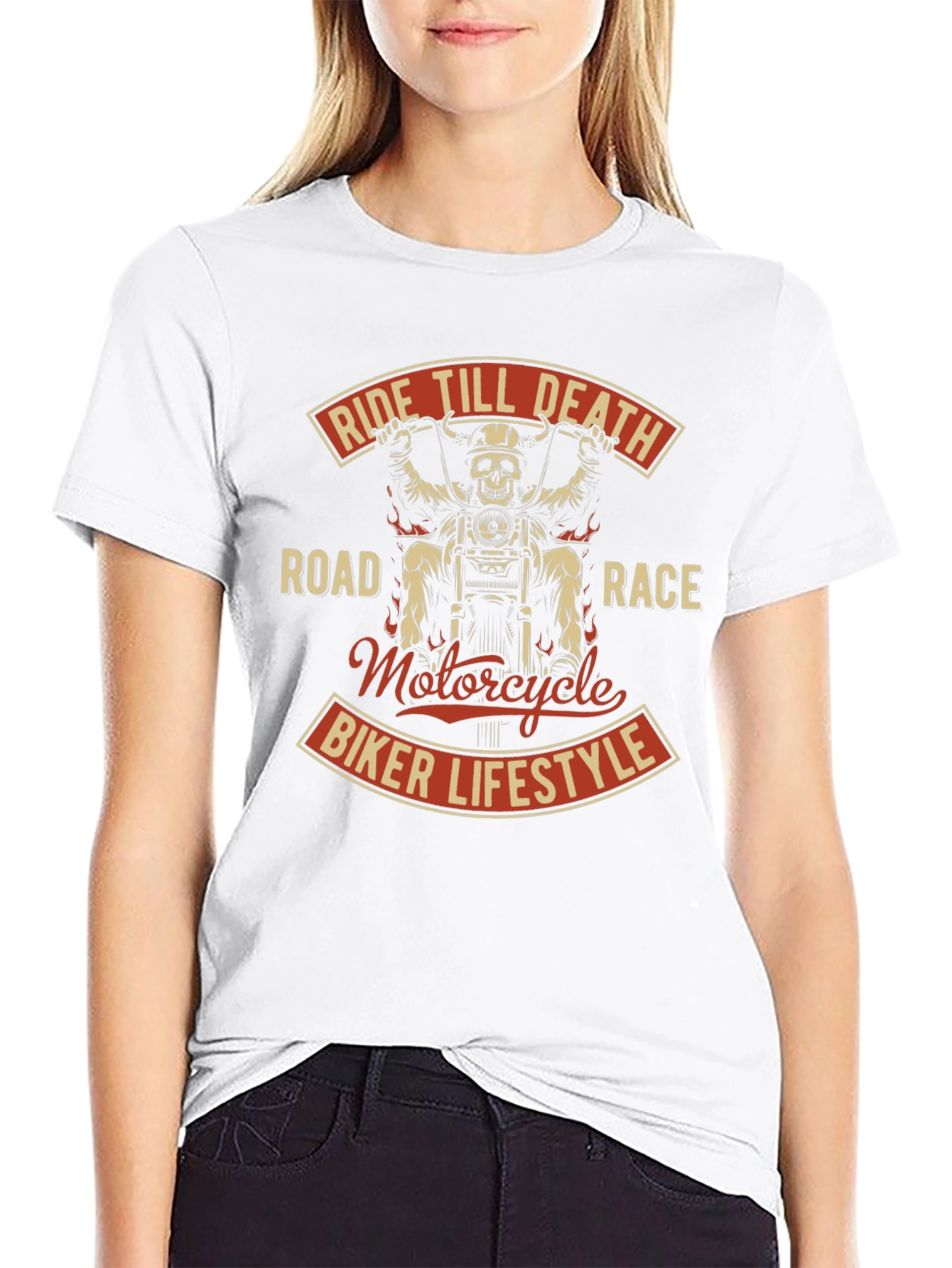 Ride Till Death Biker T-Shirt