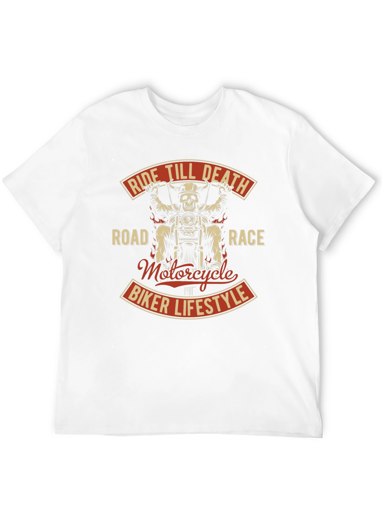 Ride Till Death Biker T-Shirt