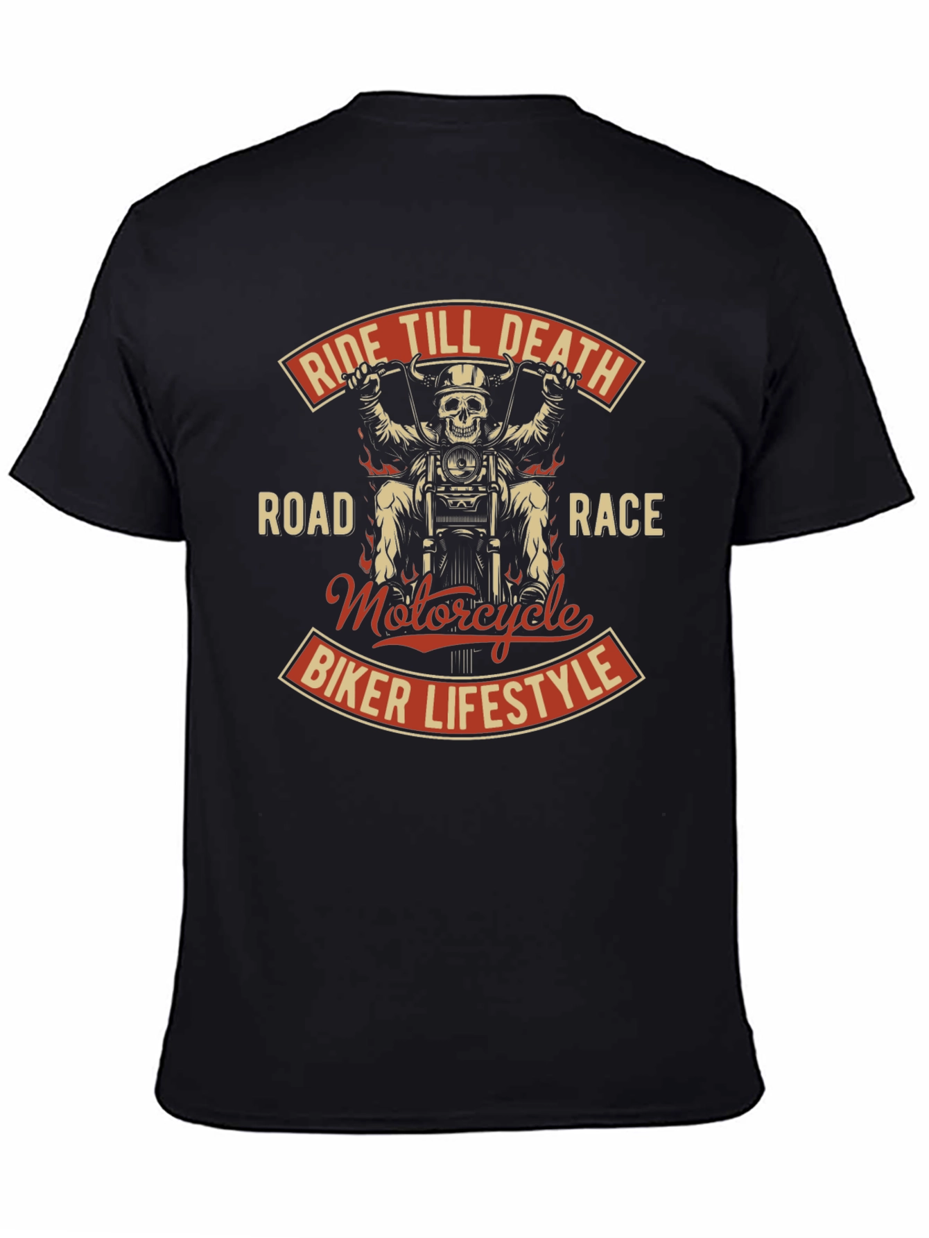 Ride Till Death Biker T-Shirt