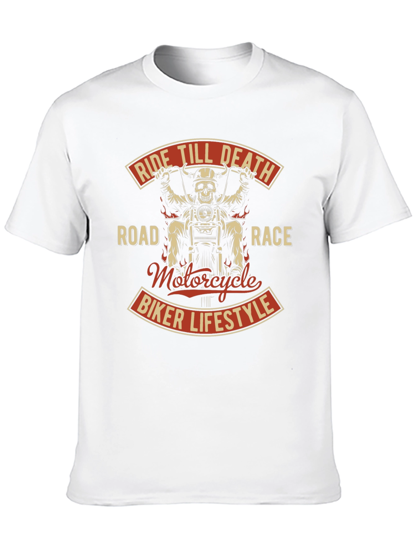 Ride Till Death Biker T-Shirt