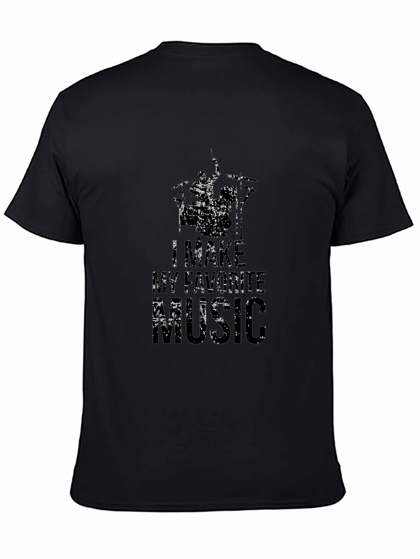 I Make My Favorite Music Black T-Shirt