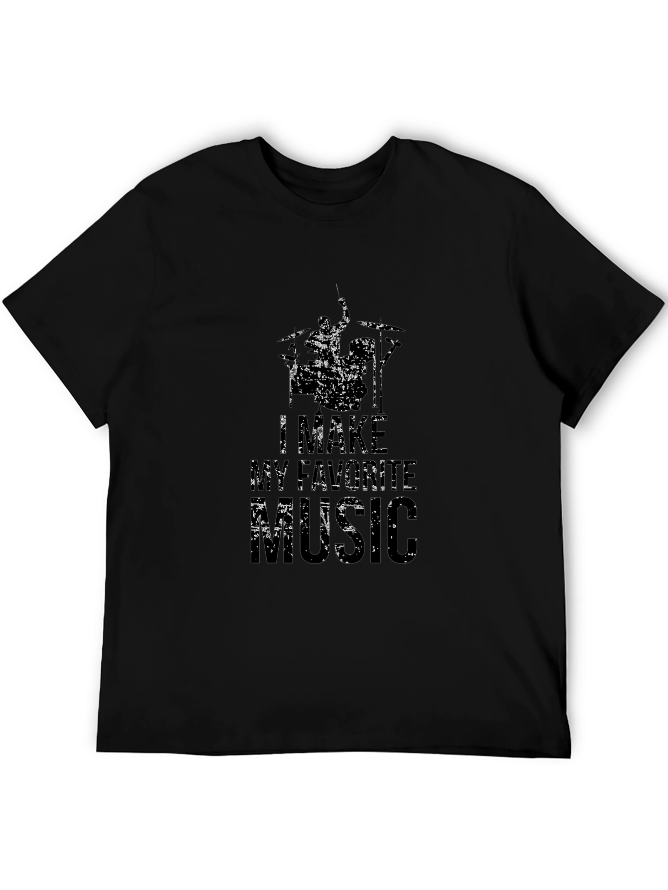 I Make My Favorite Music Black T-Shirt