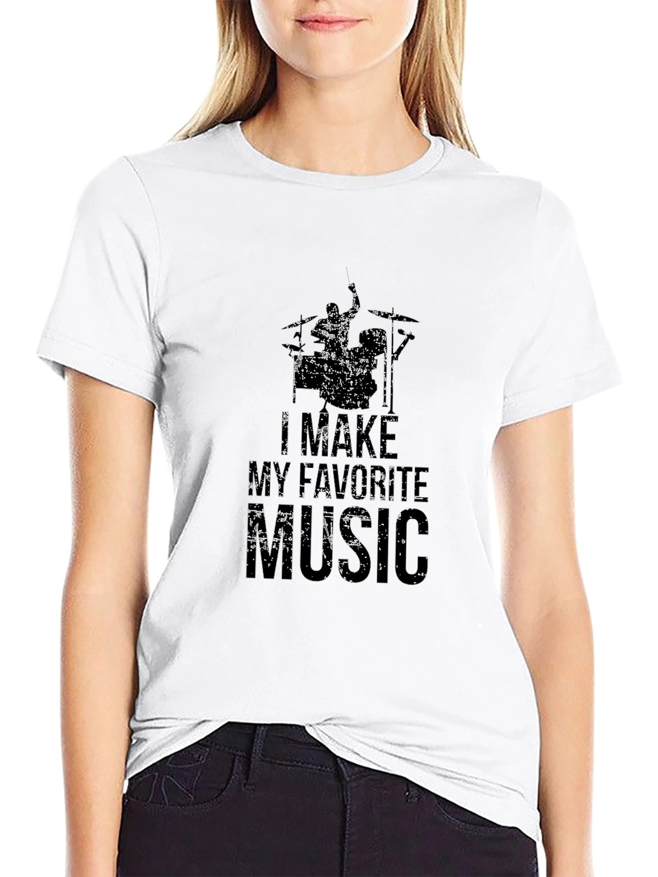 I Make My Favorite Music Black T-Shirt
