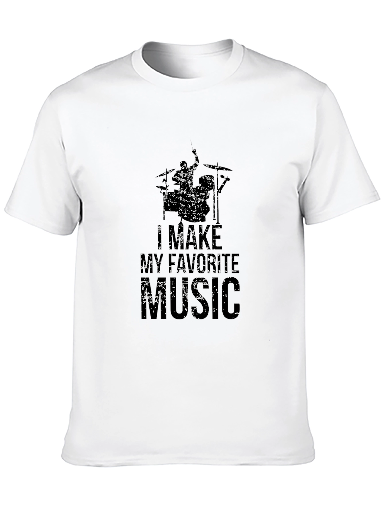 I Make My Favorite Music Black T-Shirt