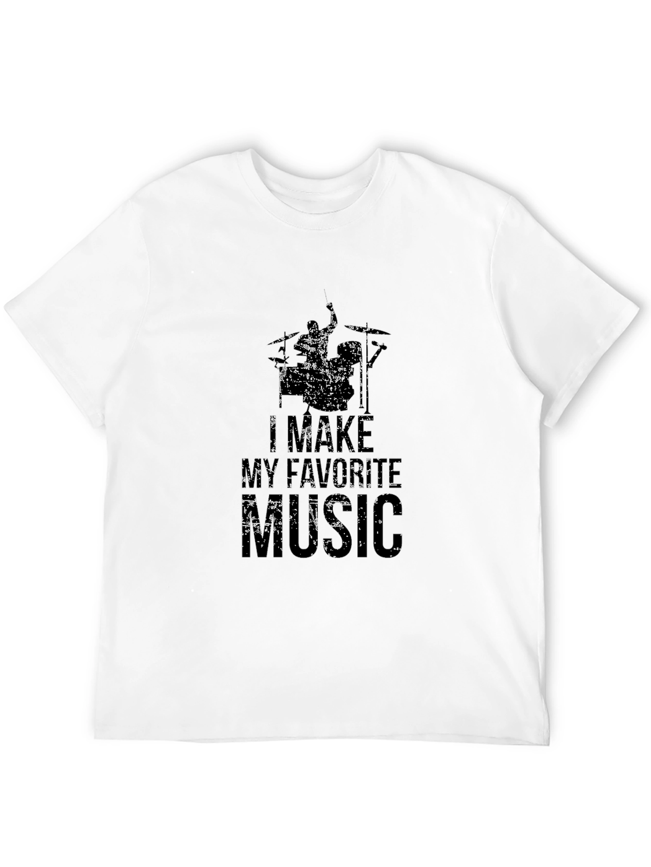 I Make My Favorite Music Black T-Shirt