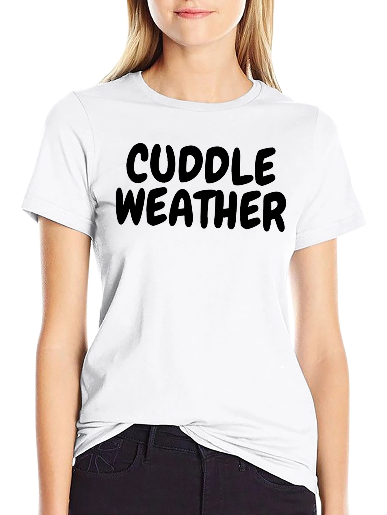 Cuddle Weather Black Graphic Tee