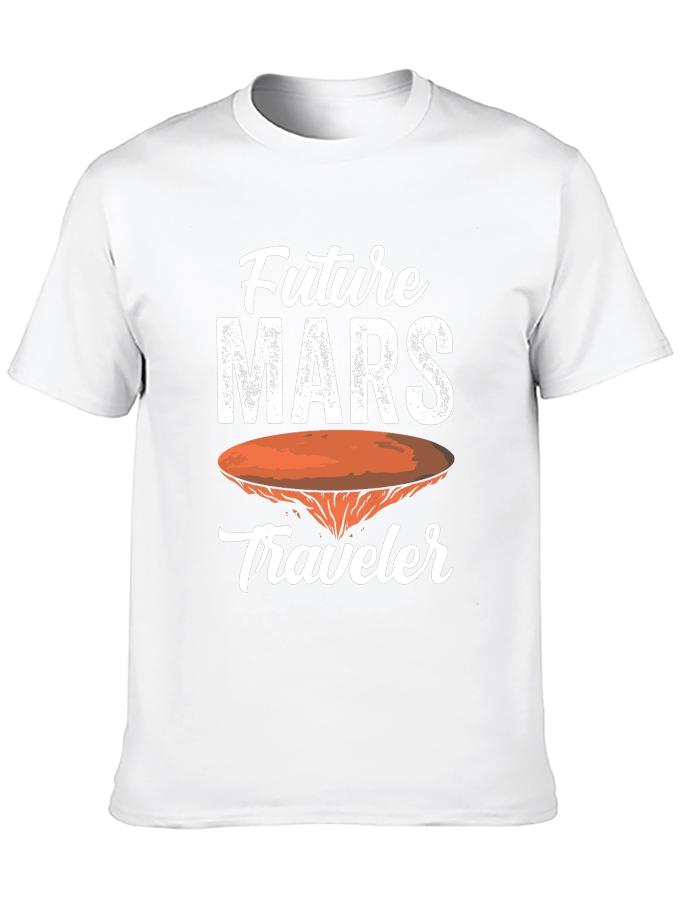 Future Mars Traveler Graphic T-Shirt