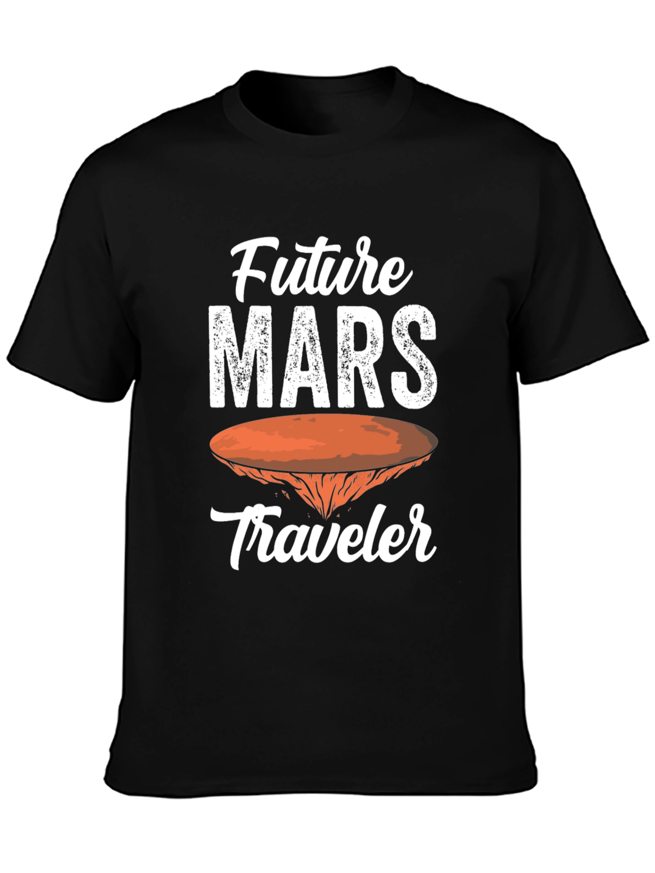 Future Mars Traveler Graphic T-Shirt