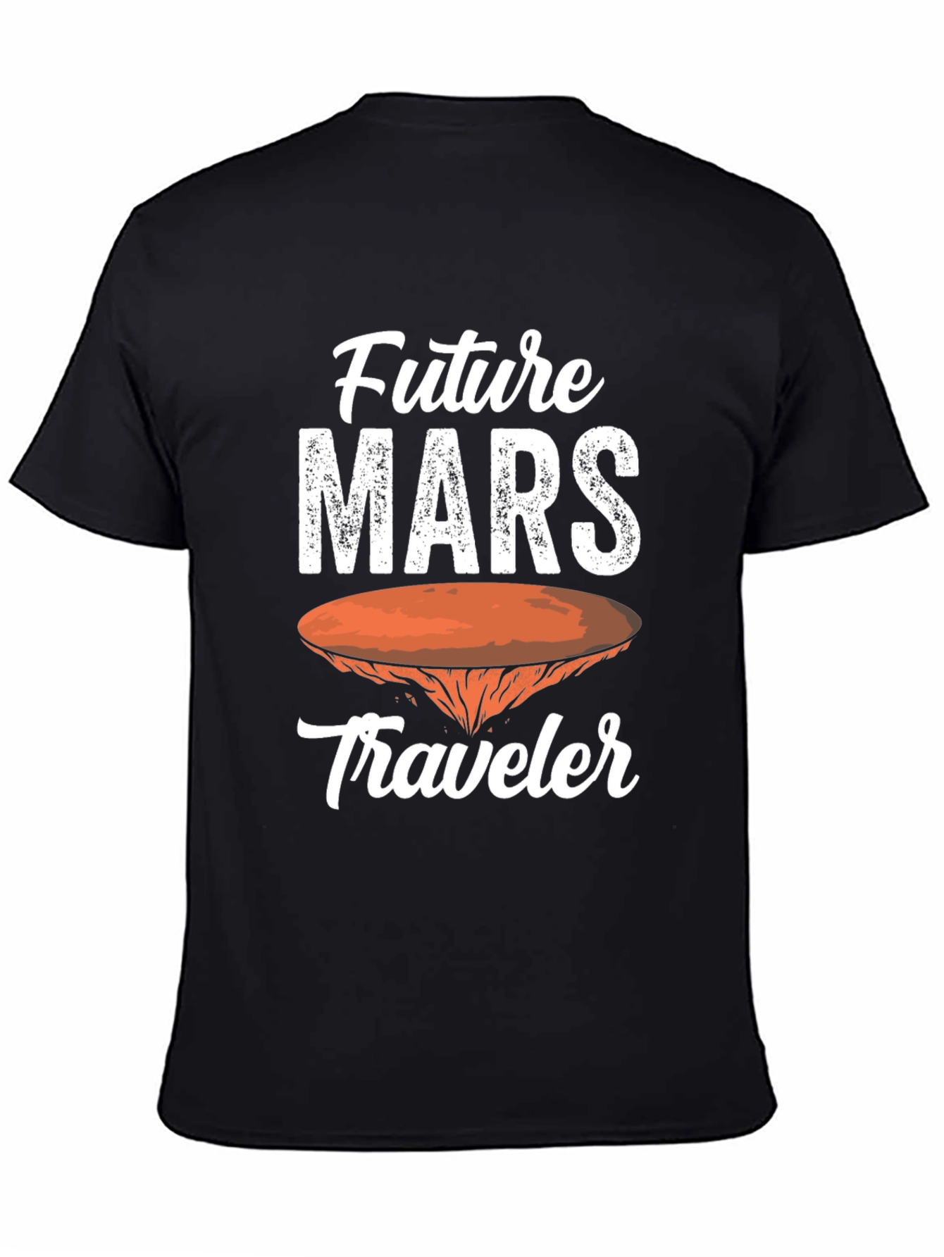 Future Mars Traveler Graphic T-Shirt