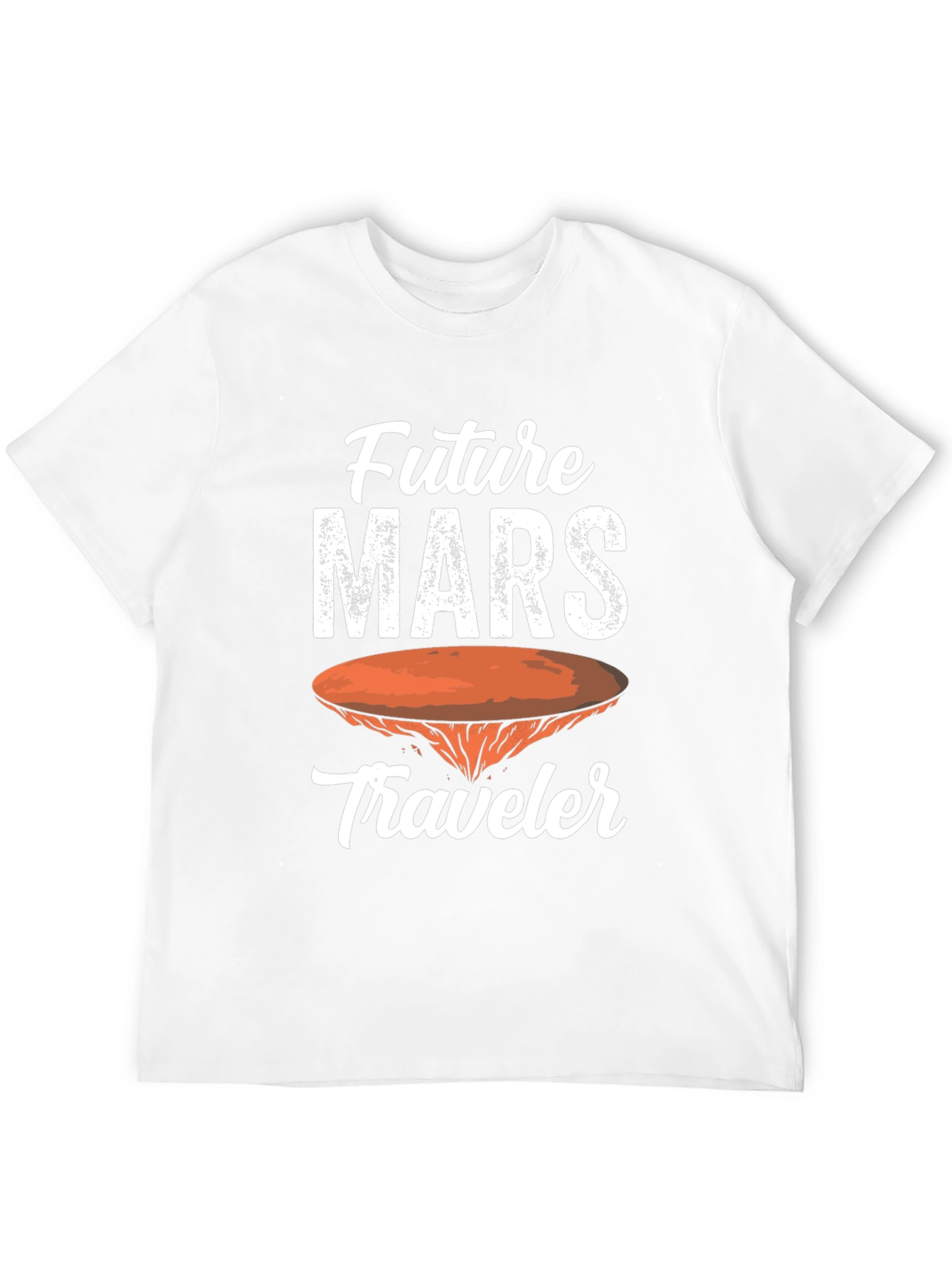 Future Mars Traveler Graphic T-Shirt
