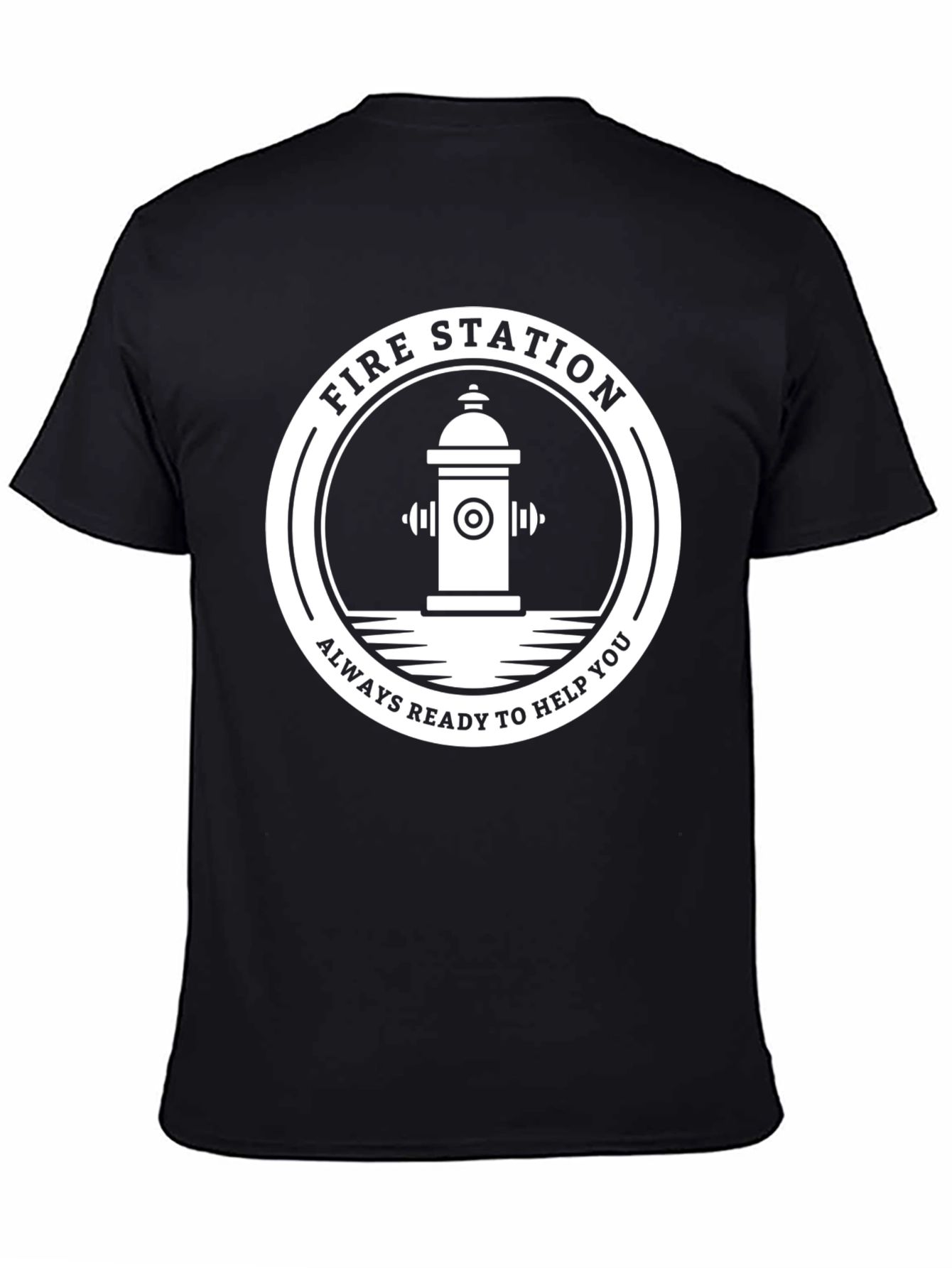 Fire Station Hydrant Graphic Tee - Always Ready