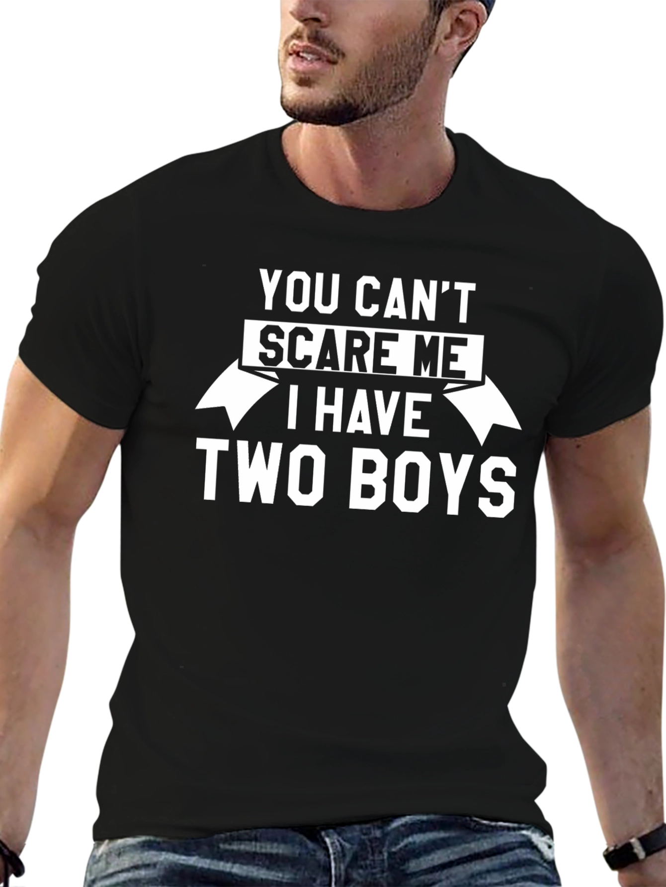 Funny Two Boys Graphic Tee
