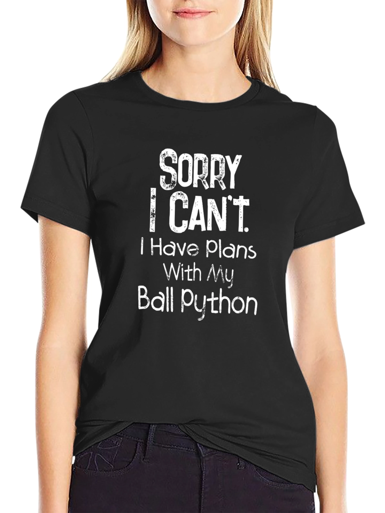 Sorry I Cant Ball Python T-Shirt