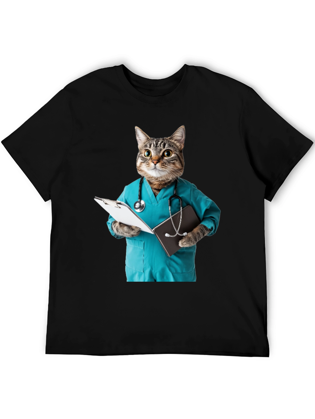 Cat Doctor Graphic T-Shirt - Unisex