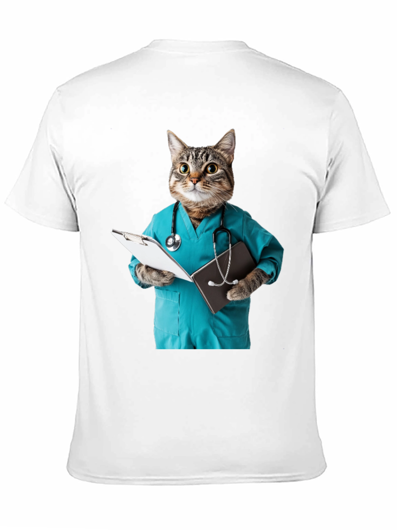 Cat Doctor Graphic T-Shirt - Unisex