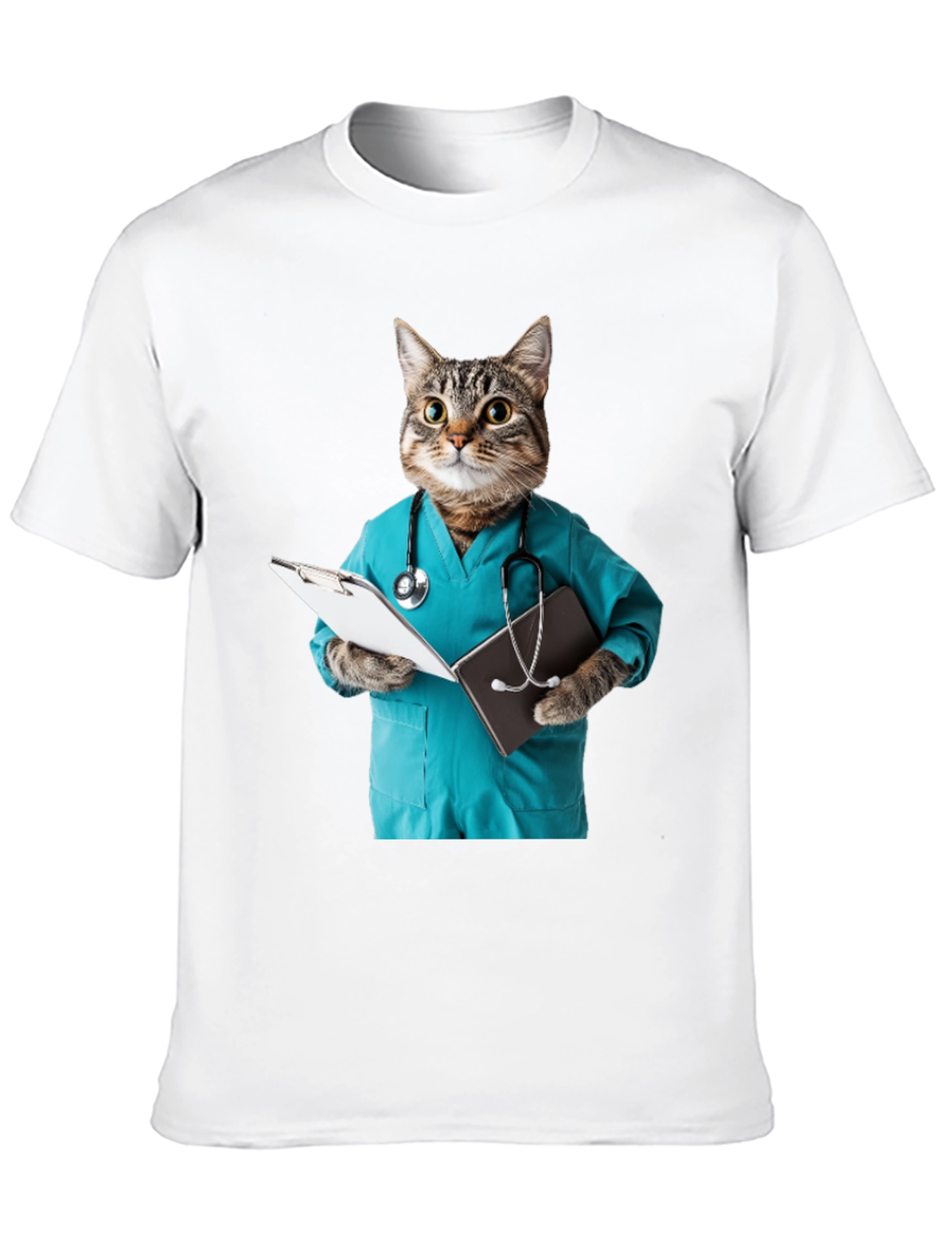 Cat Doctor Graphic T-Shirt - Unisex