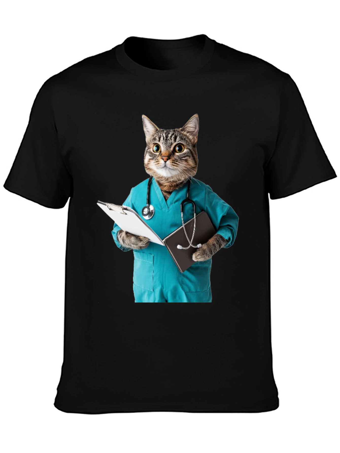 Cat Doctor Graphic T-Shirt - Unisex