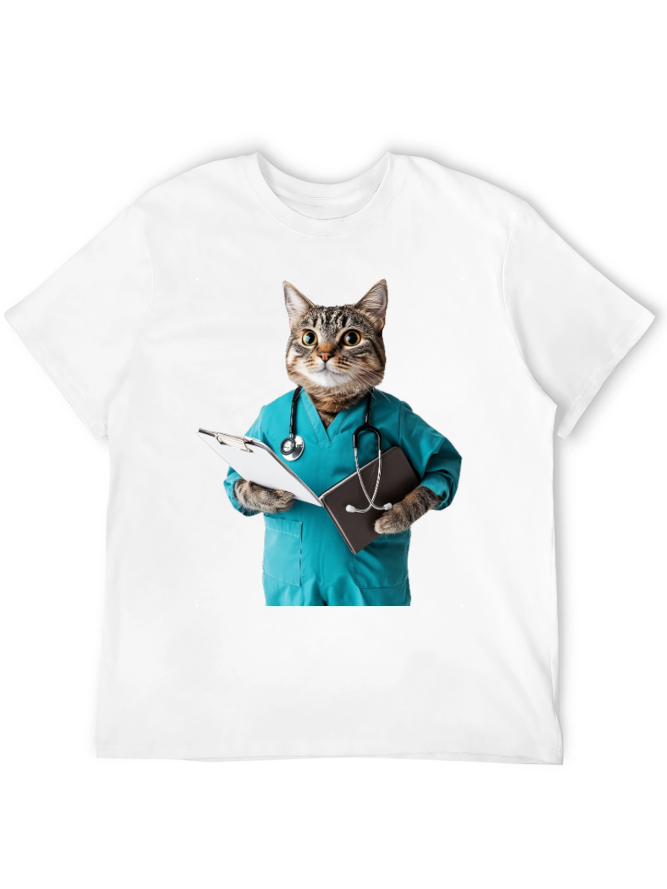 Cat Doctor Graphic T-Shirt - Unisex
