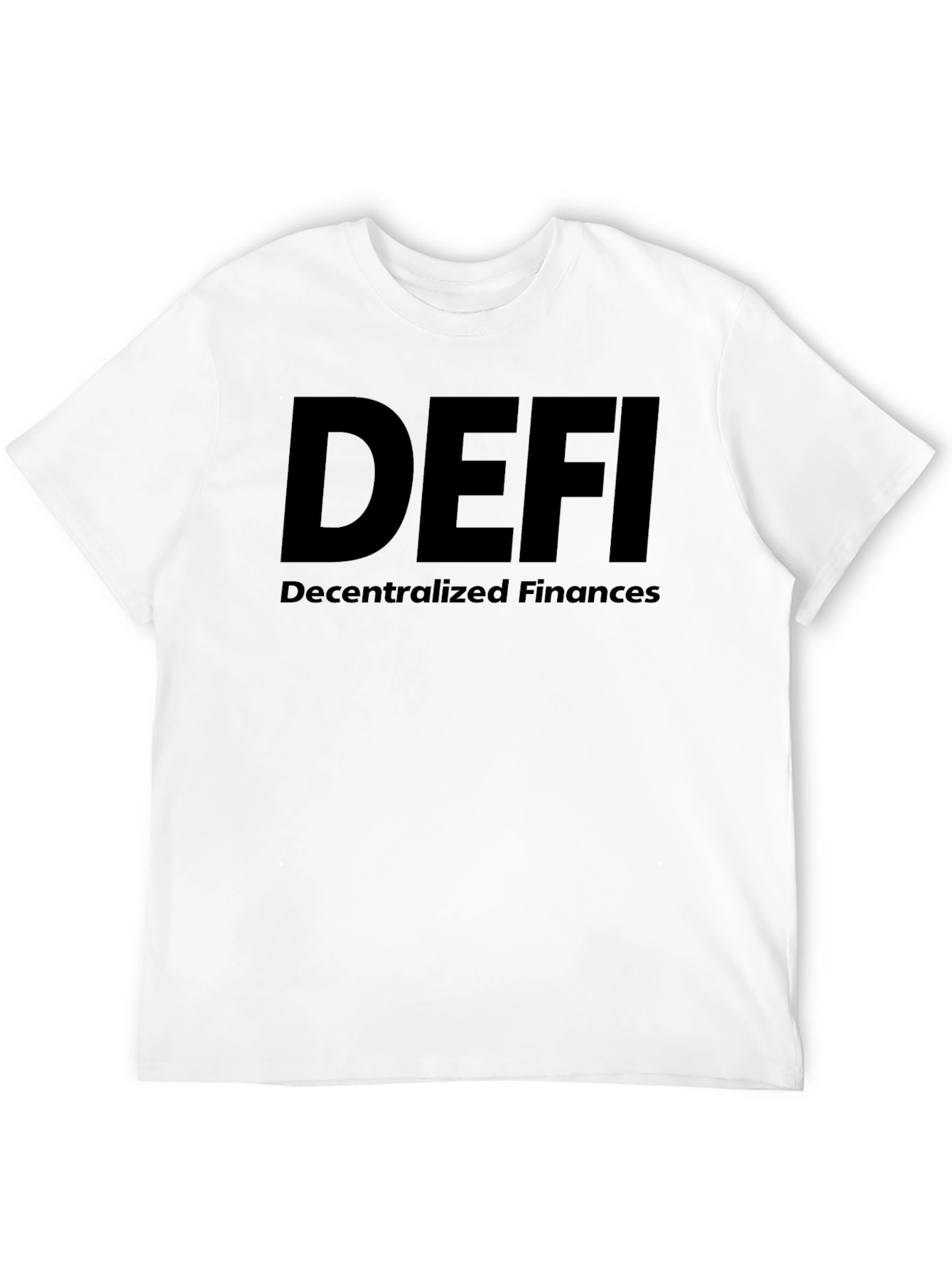 DEFI Decentralized Finance Black T-Shirt