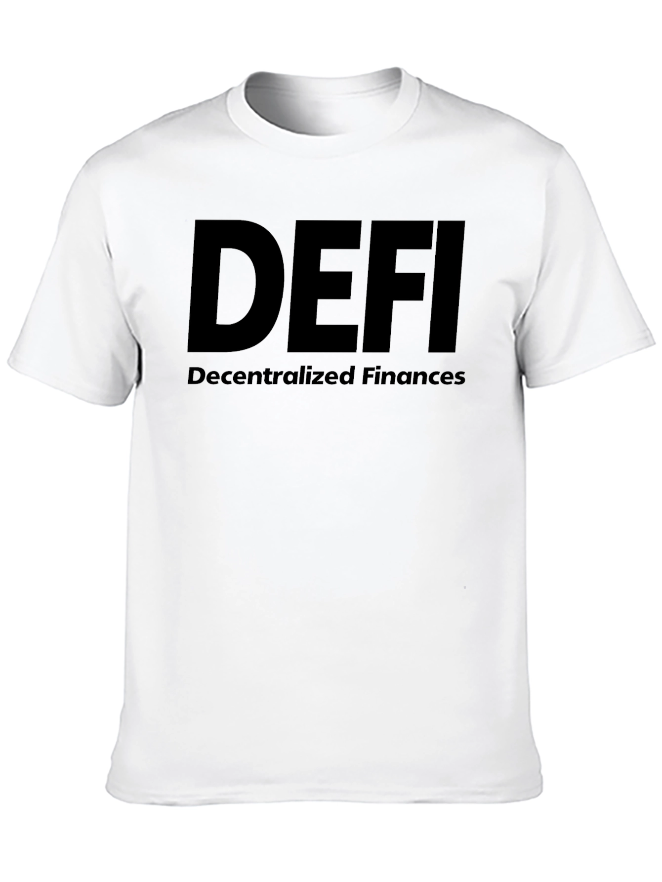 DEFI Decentralized Finance Black T-Shirt