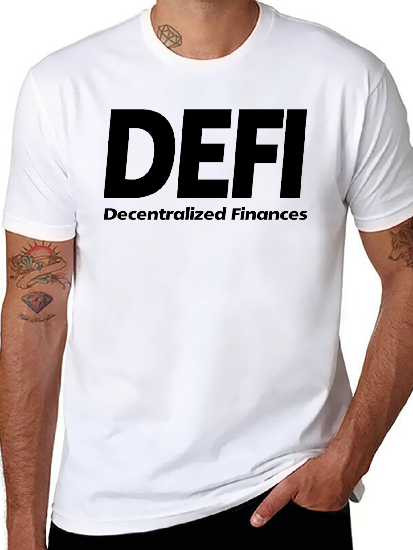 DEFI Decentralized Finance Black T-Shirt