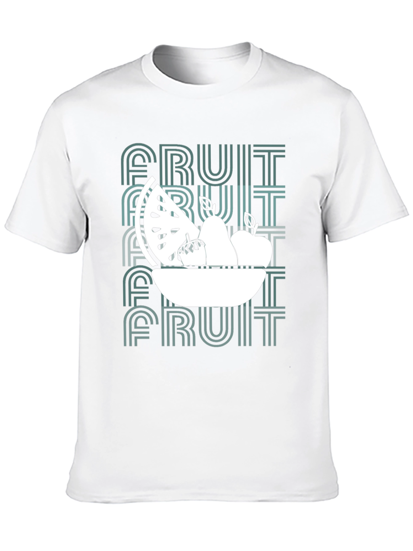 Fruit Bowl Graphic Tee - Trendy Summer Design