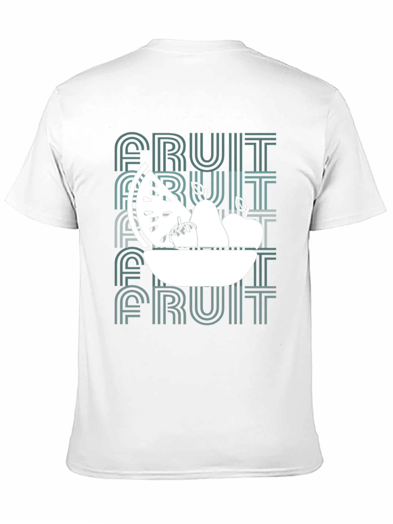 Fruit Bowl Graphic Tee - Trendy Summer Design