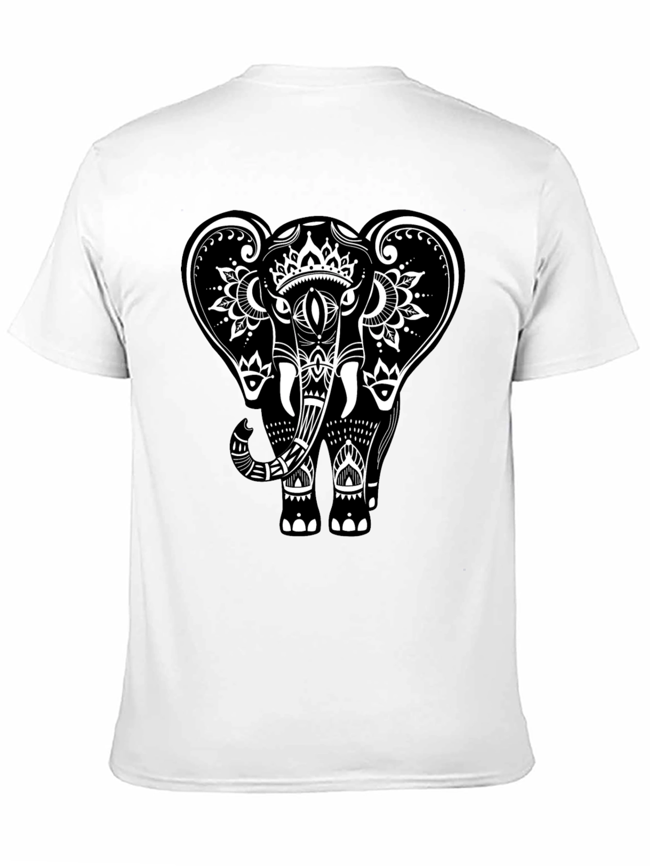 Black Elephant Graphic Tee - Stylish Mens Casual Wear