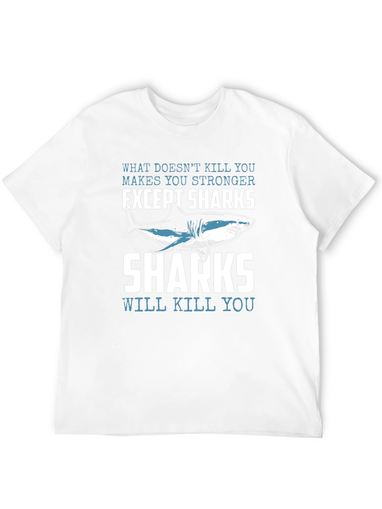 Shark Humor Graphic T-Shirt