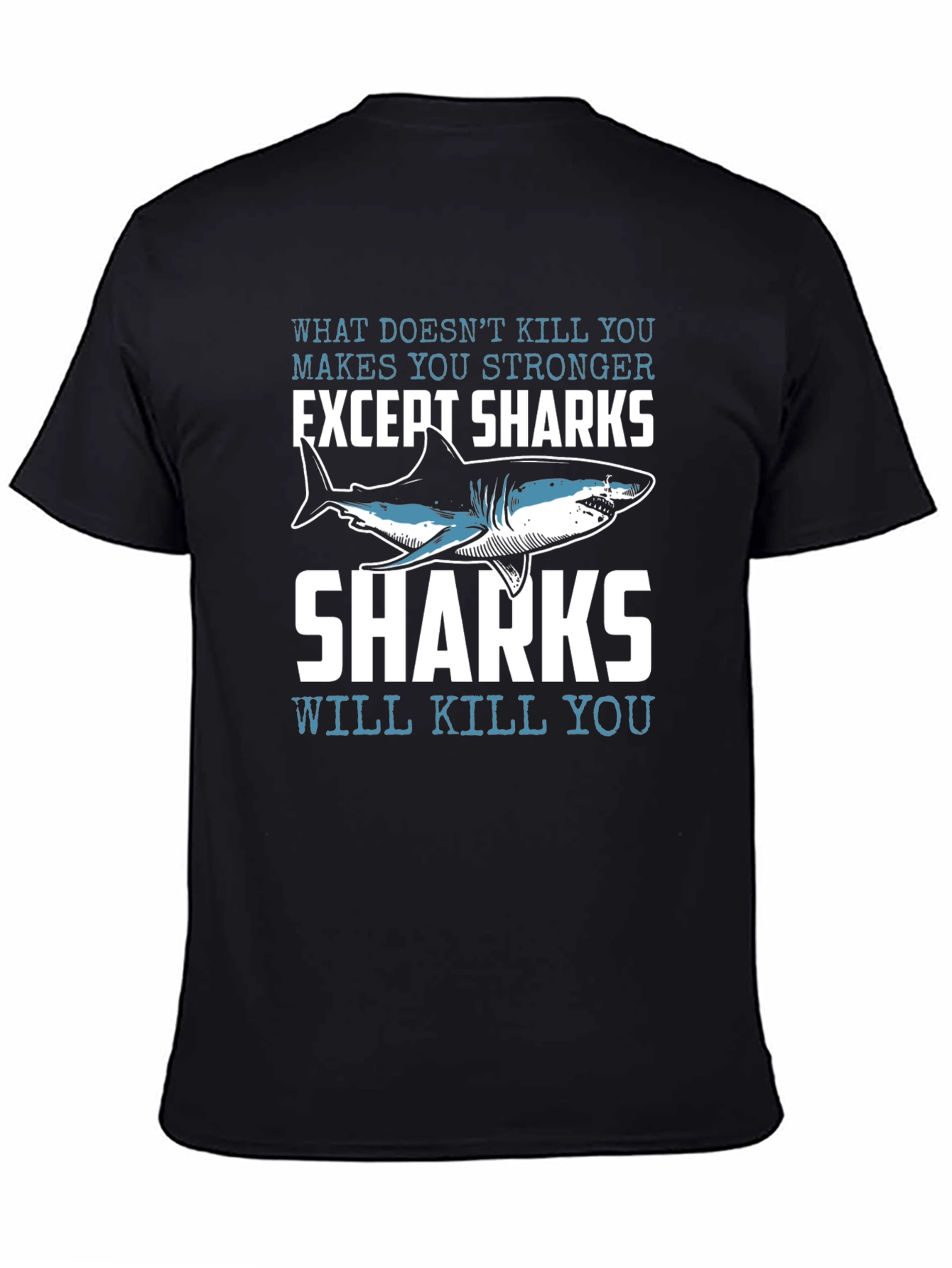 Shark Humor Graphic T-Shirt