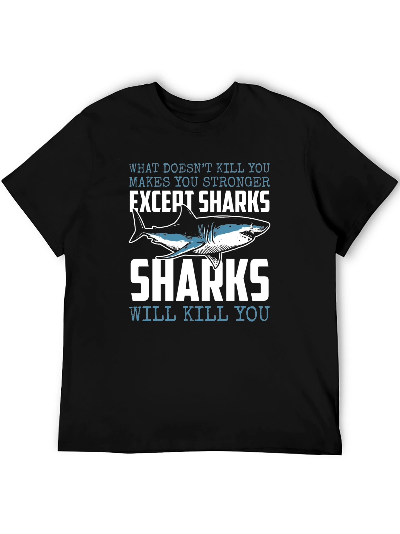 Shark Humor Graphic T-Shirt