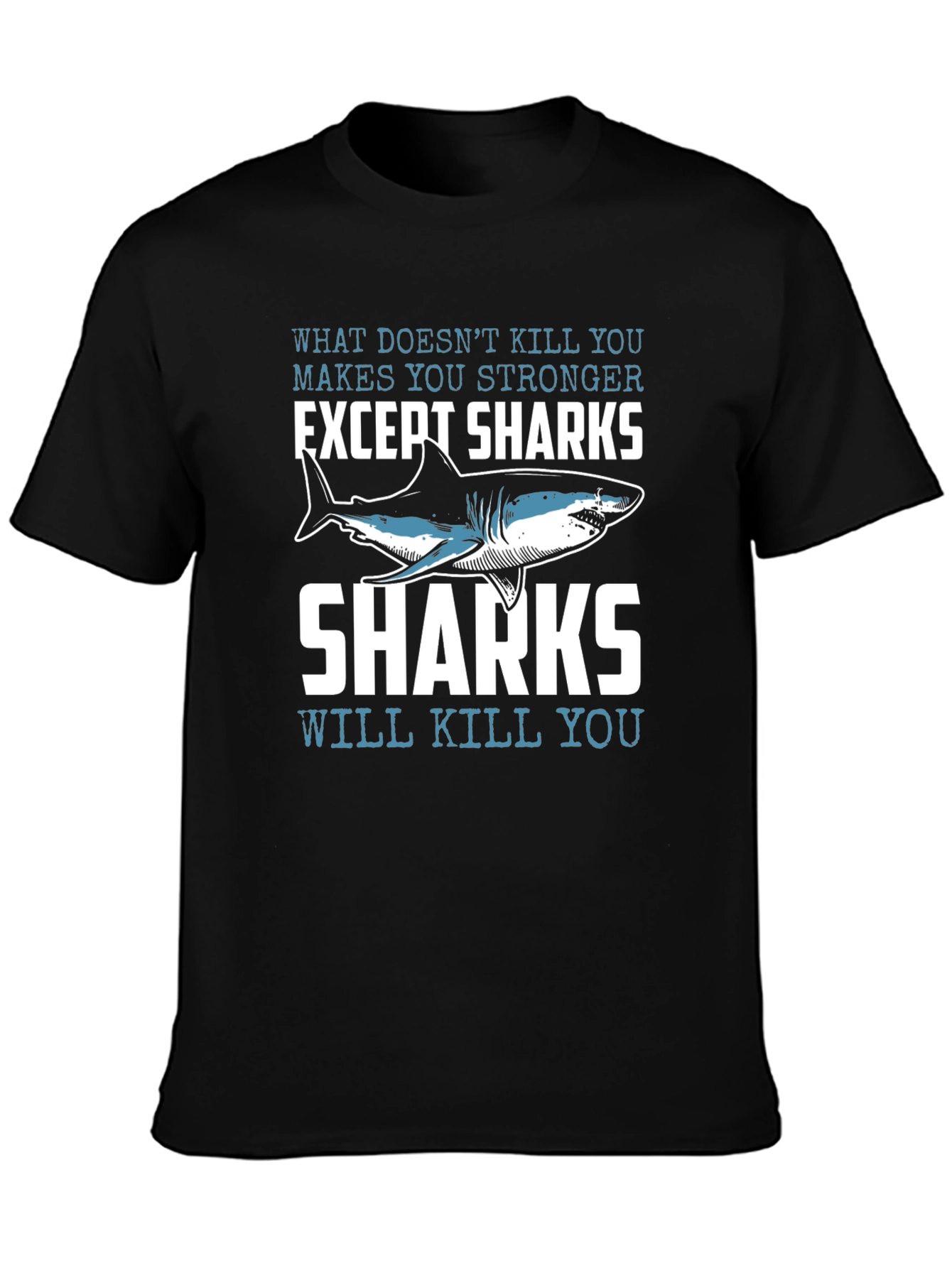 Shark Humor Graphic T-Shirt