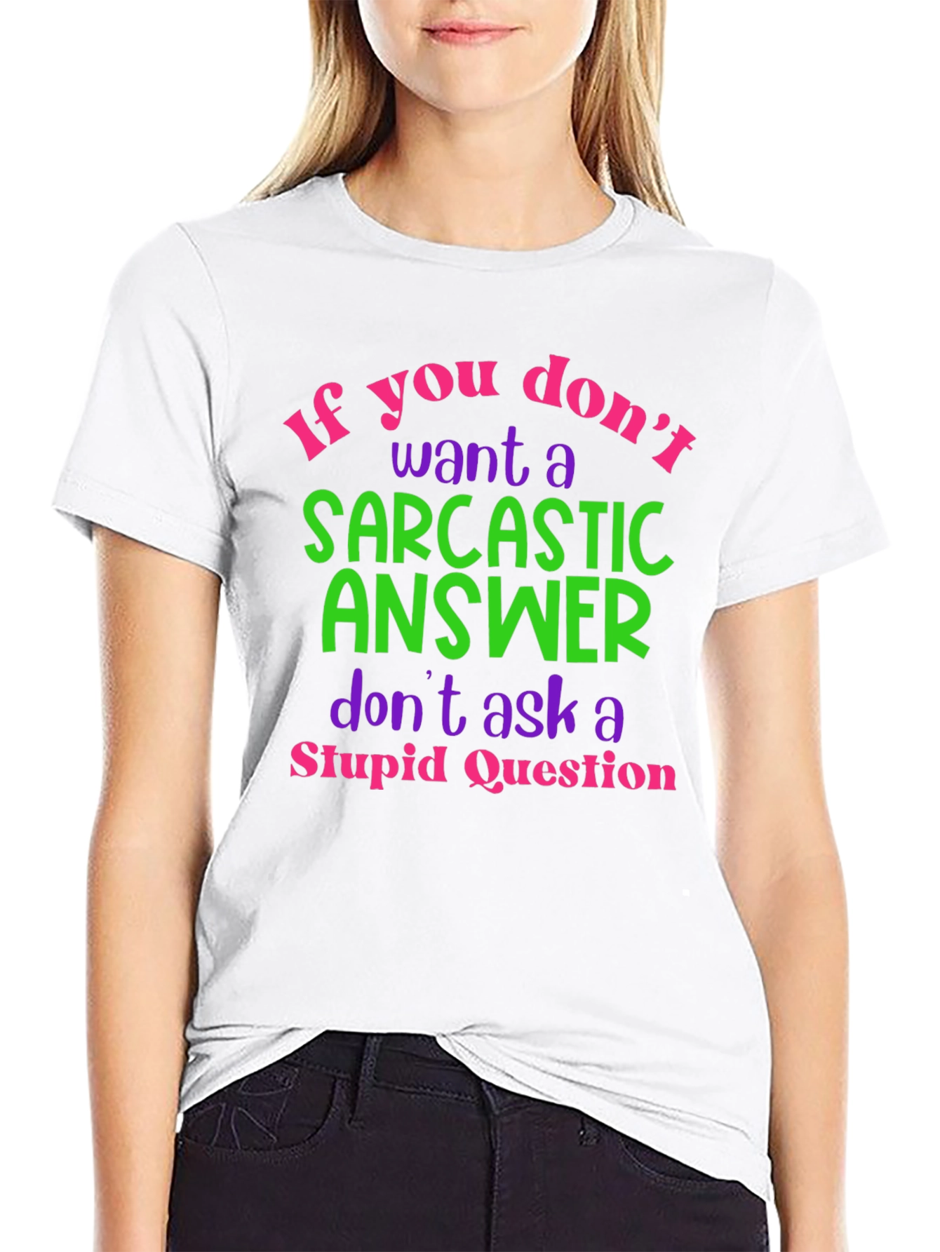 Sarcastic Answer T-Shirt: Funny Novelty Tee