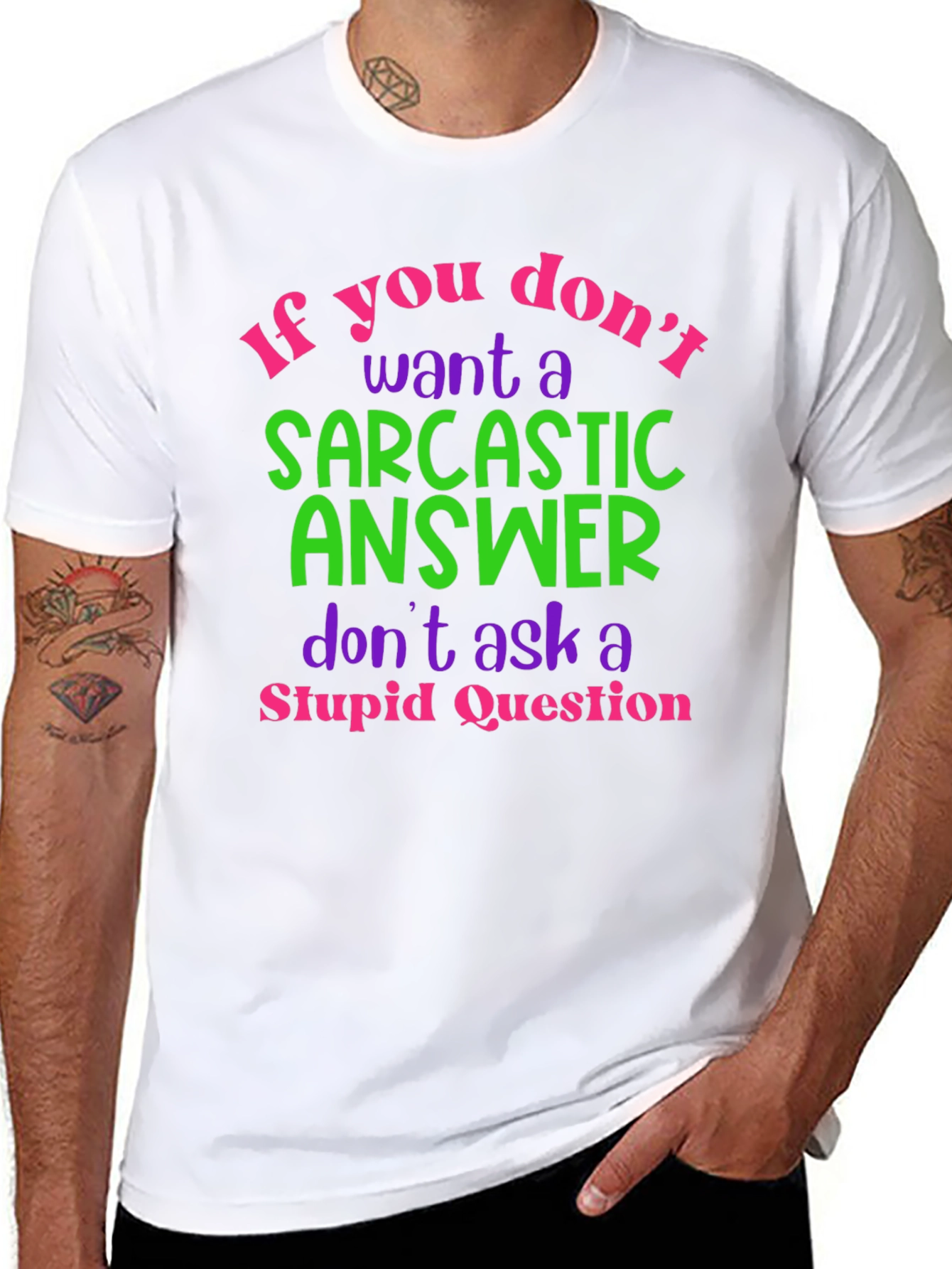 Sarcastic Answer T-Shirt: Funny Novelty Tee