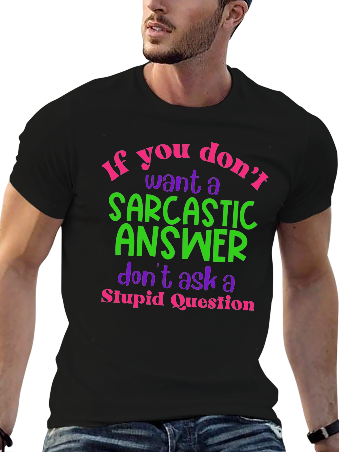 Sarcastic Answer T-Shirt: Funny Novelty Tee