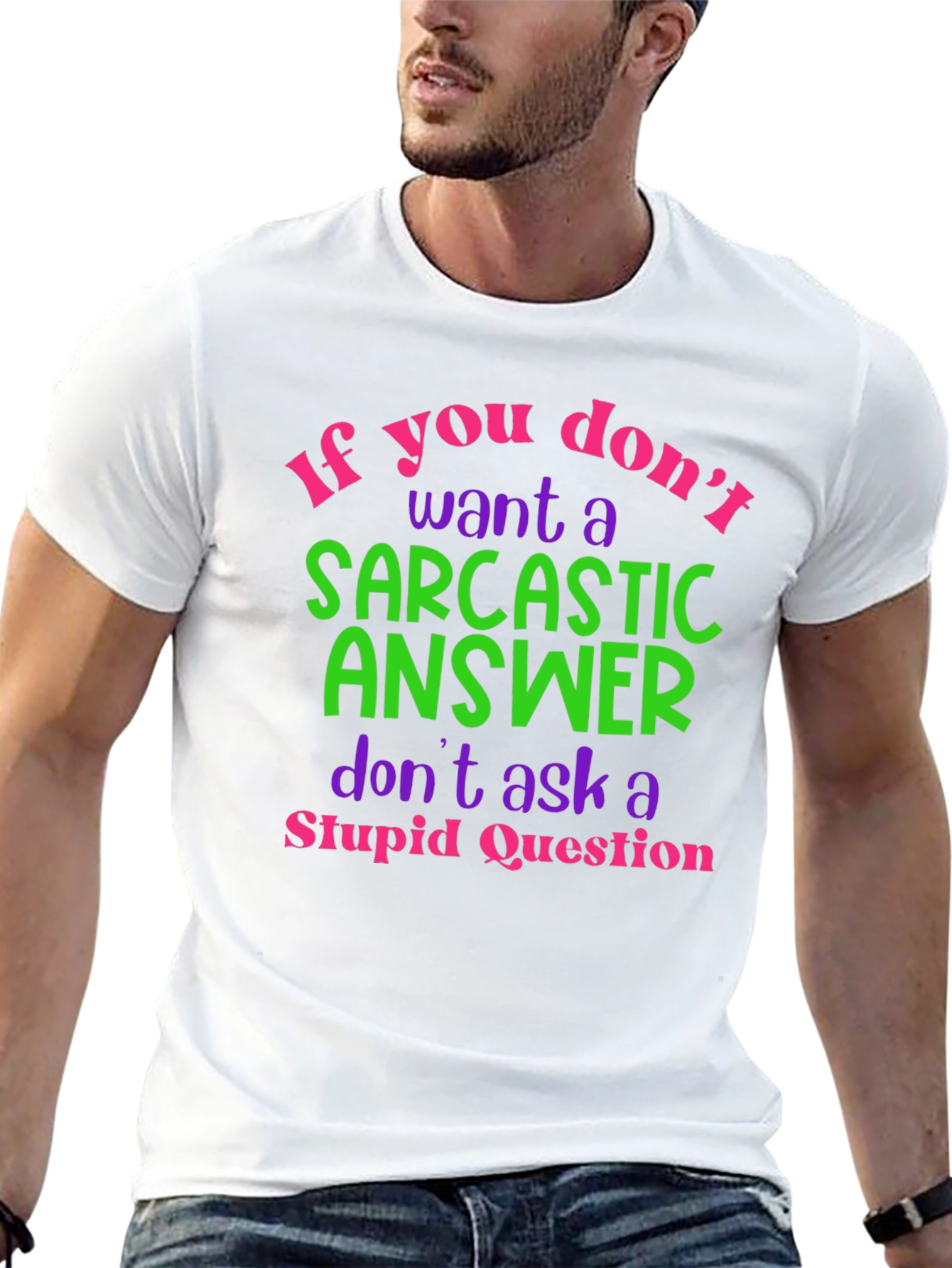 Sarcastic Answer T-Shirt: Funny Novelty Tee