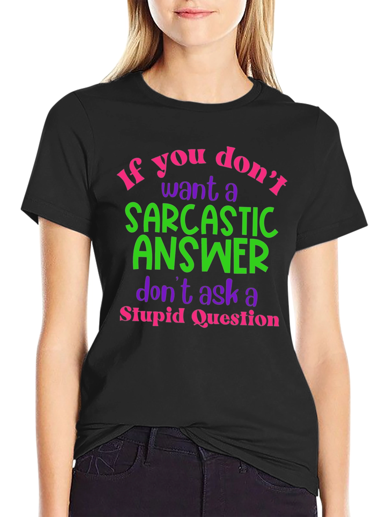 Sarcastic Answer T-Shirt: Funny Novelty Tee