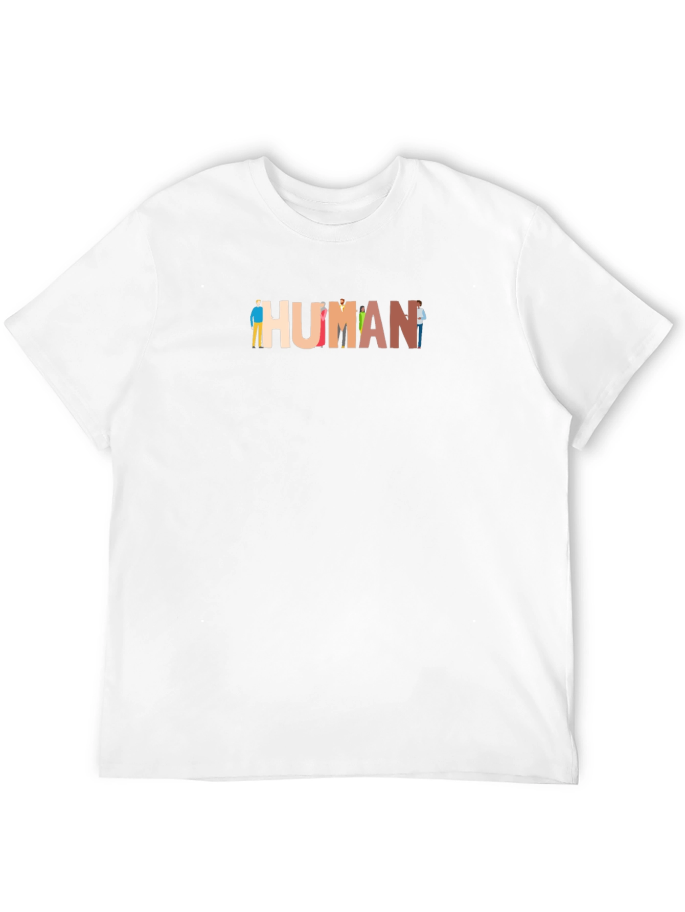 Diversity HUMAN Graphic Tee - Unisex Black T-Shirt