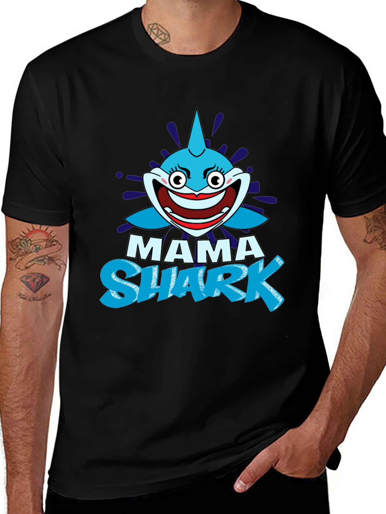 Mama Shark Graphic Tee - Fun & Stylish T-Shirt