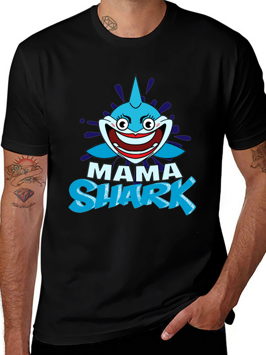 Mama Shark Graphic Tee - Fun & Stylish T-Shirt