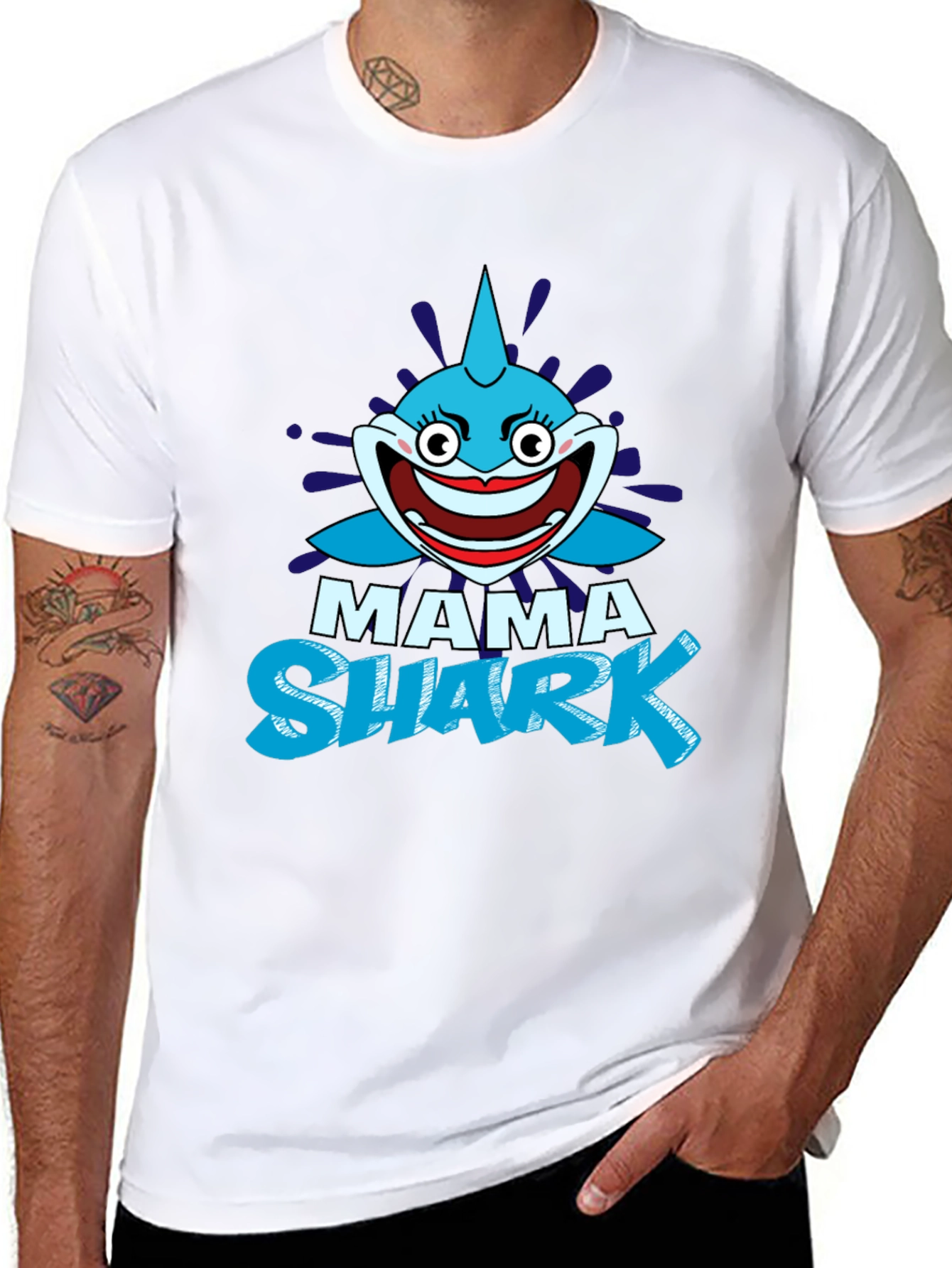 Mama Shark Graphic Tee - Fun & Stylish T-Shirt
