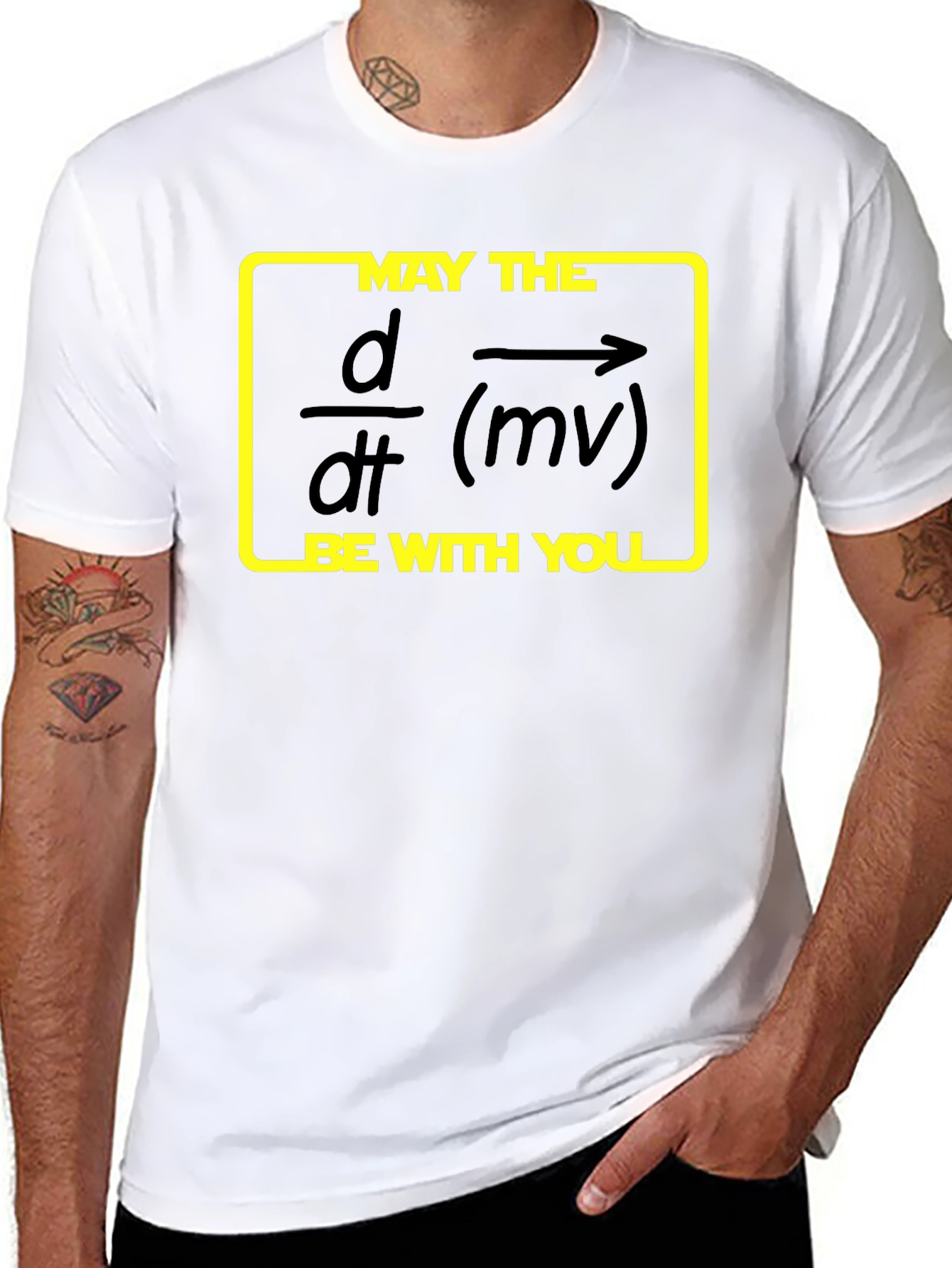 May the Force Be With You Physics T-Shirt