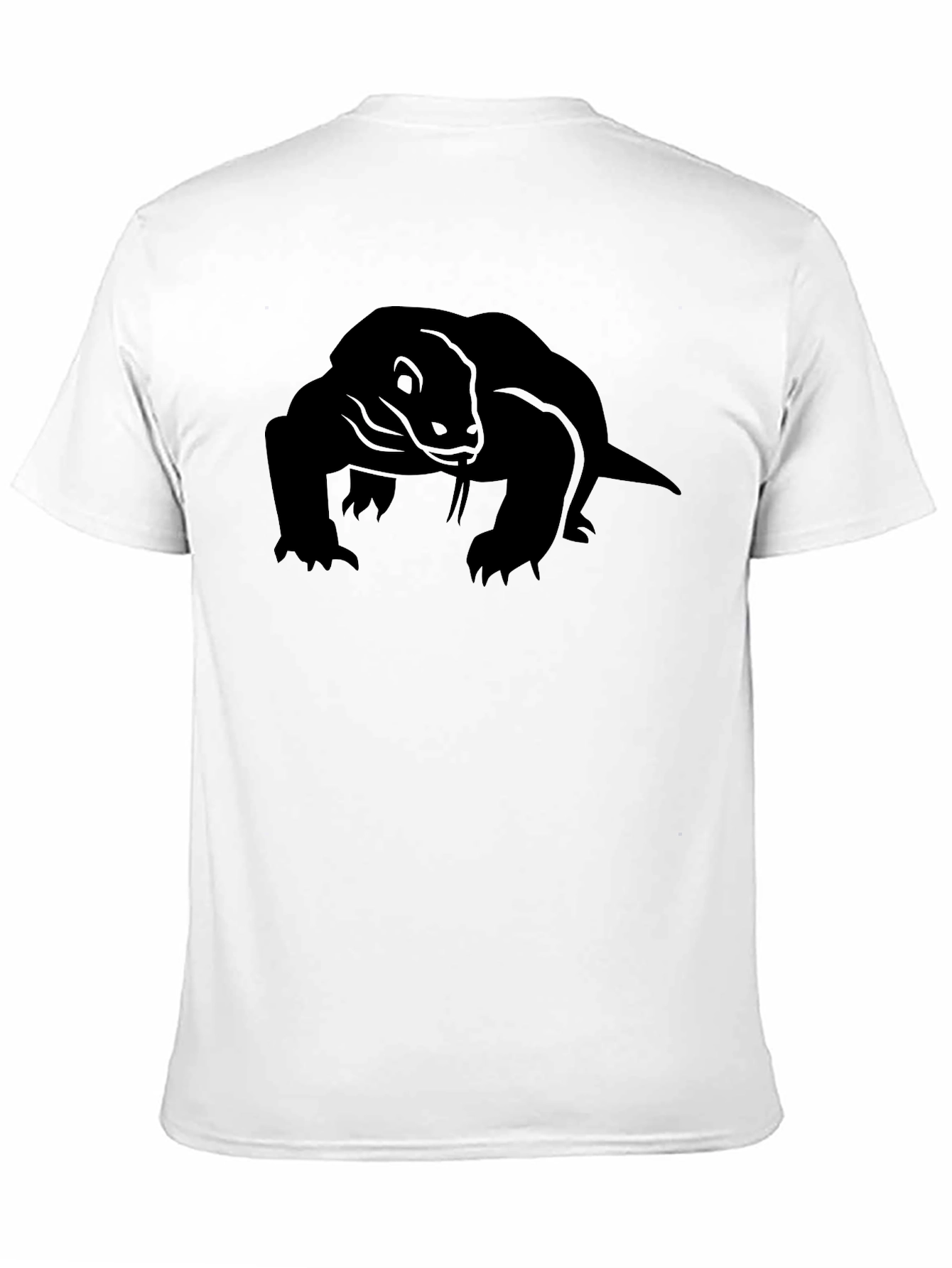 Komodo Dragon Graphic Tee - Mens Black T-Shirt