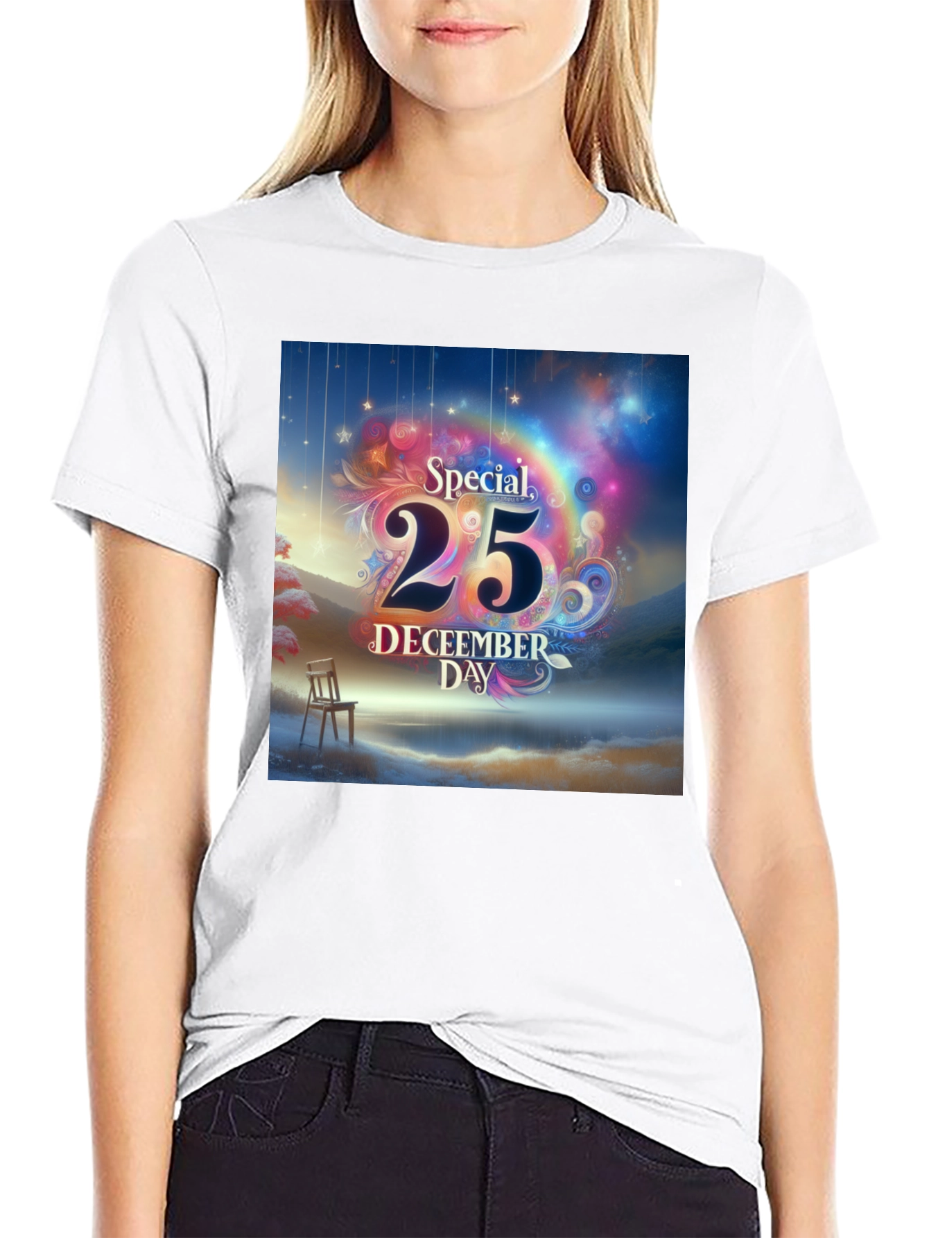 Festive December 25th Graphic Tee