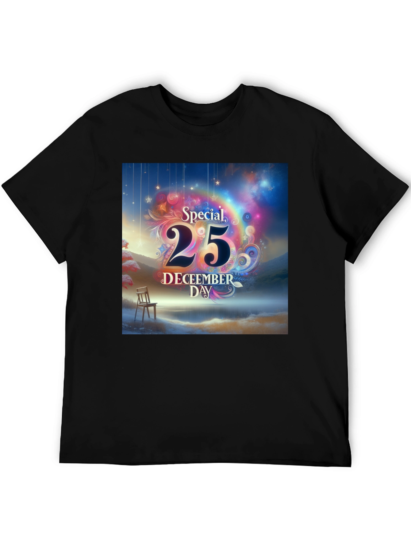 Festive December 25th Graphic Tee