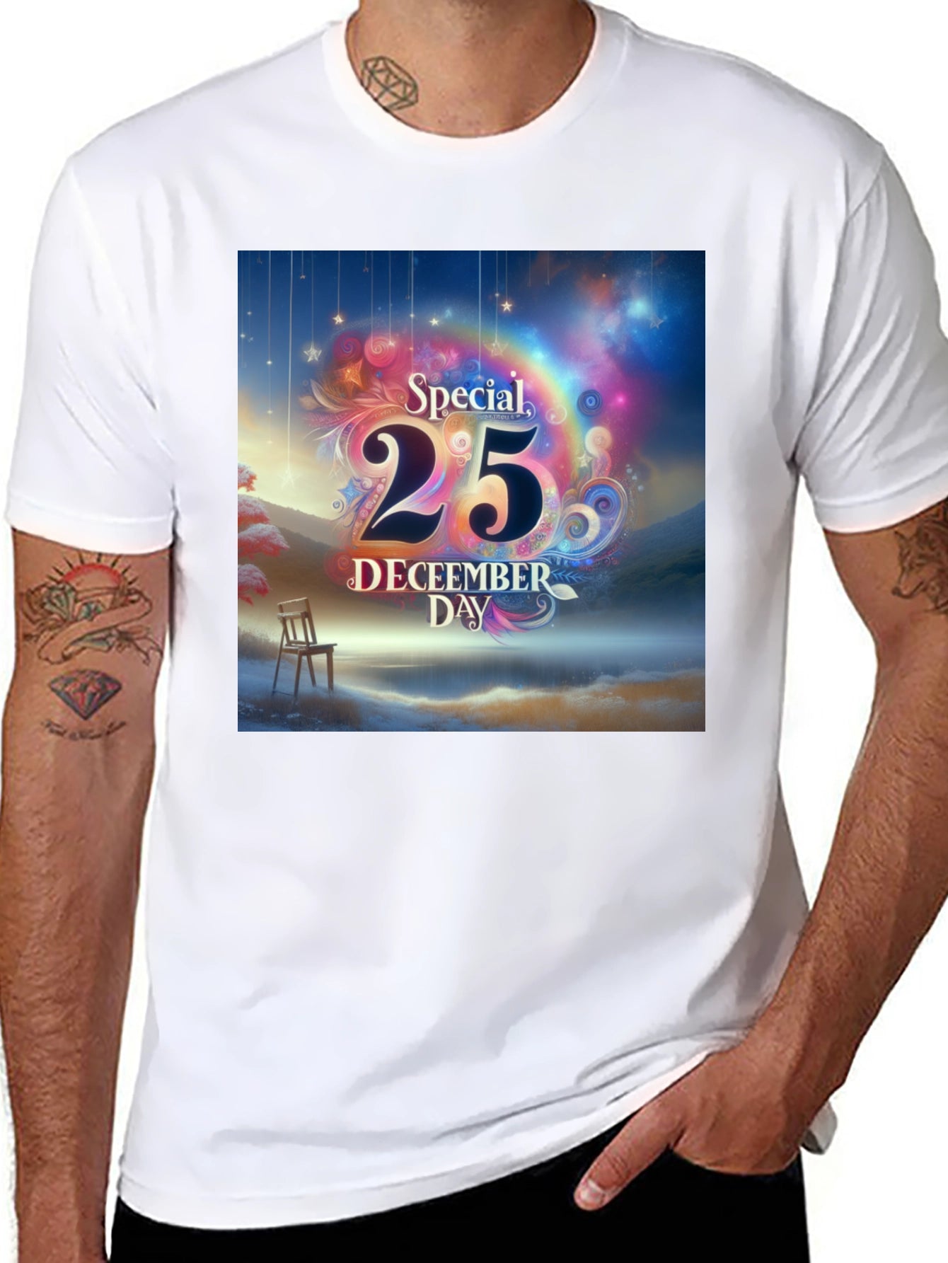 Festive December 25th Graphic Tee