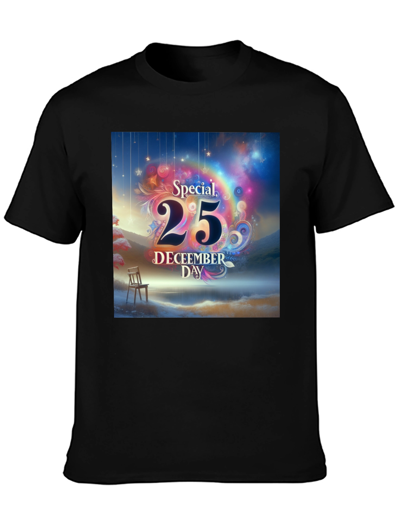 Festive December 25th Graphic Tee