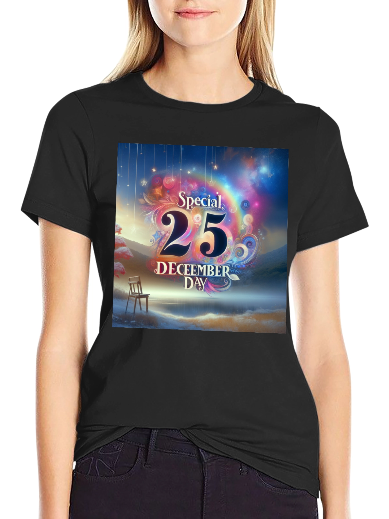 Festive December 25th Graphic Tee