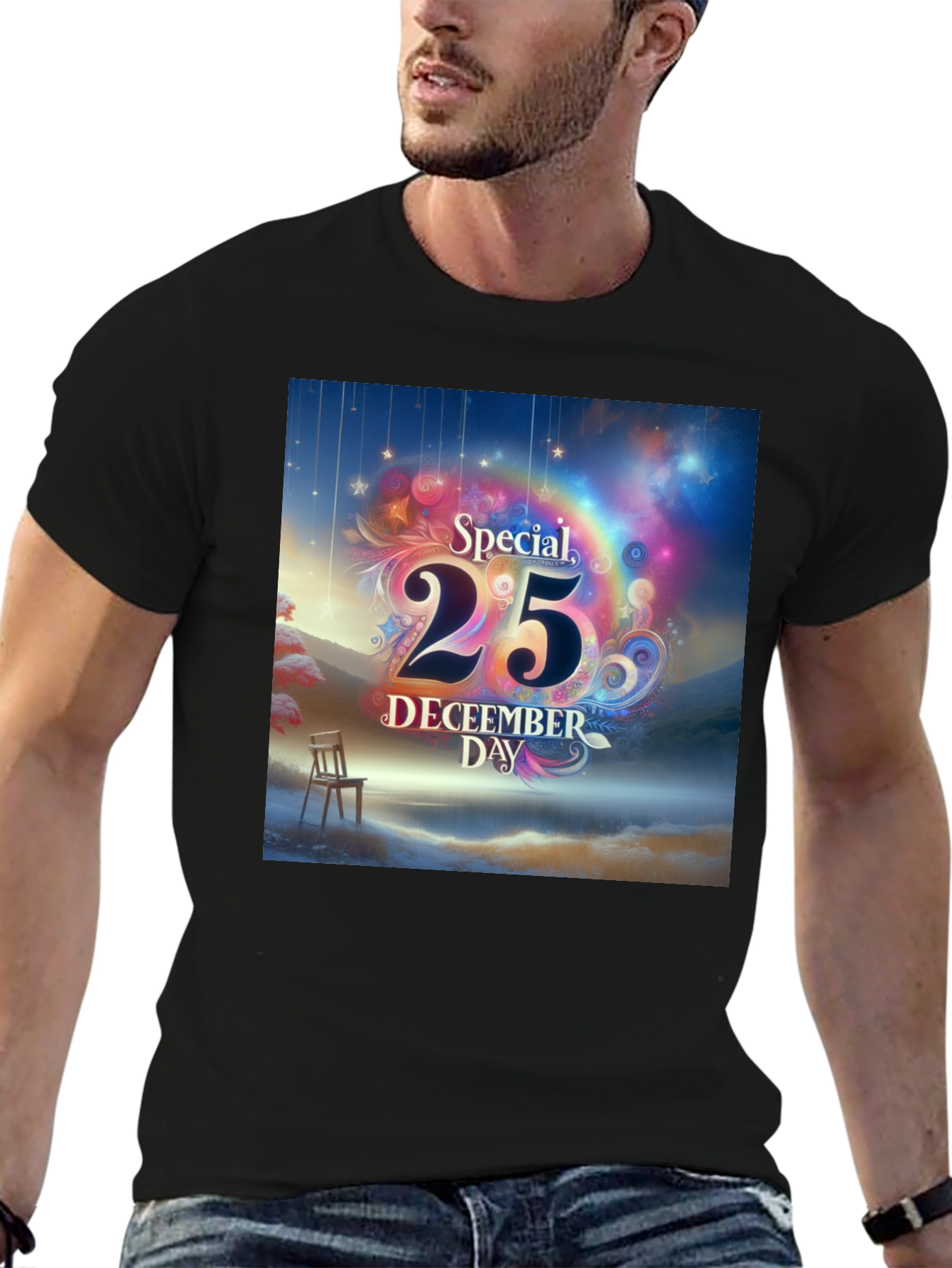 Festive December 25th Graphic Tee