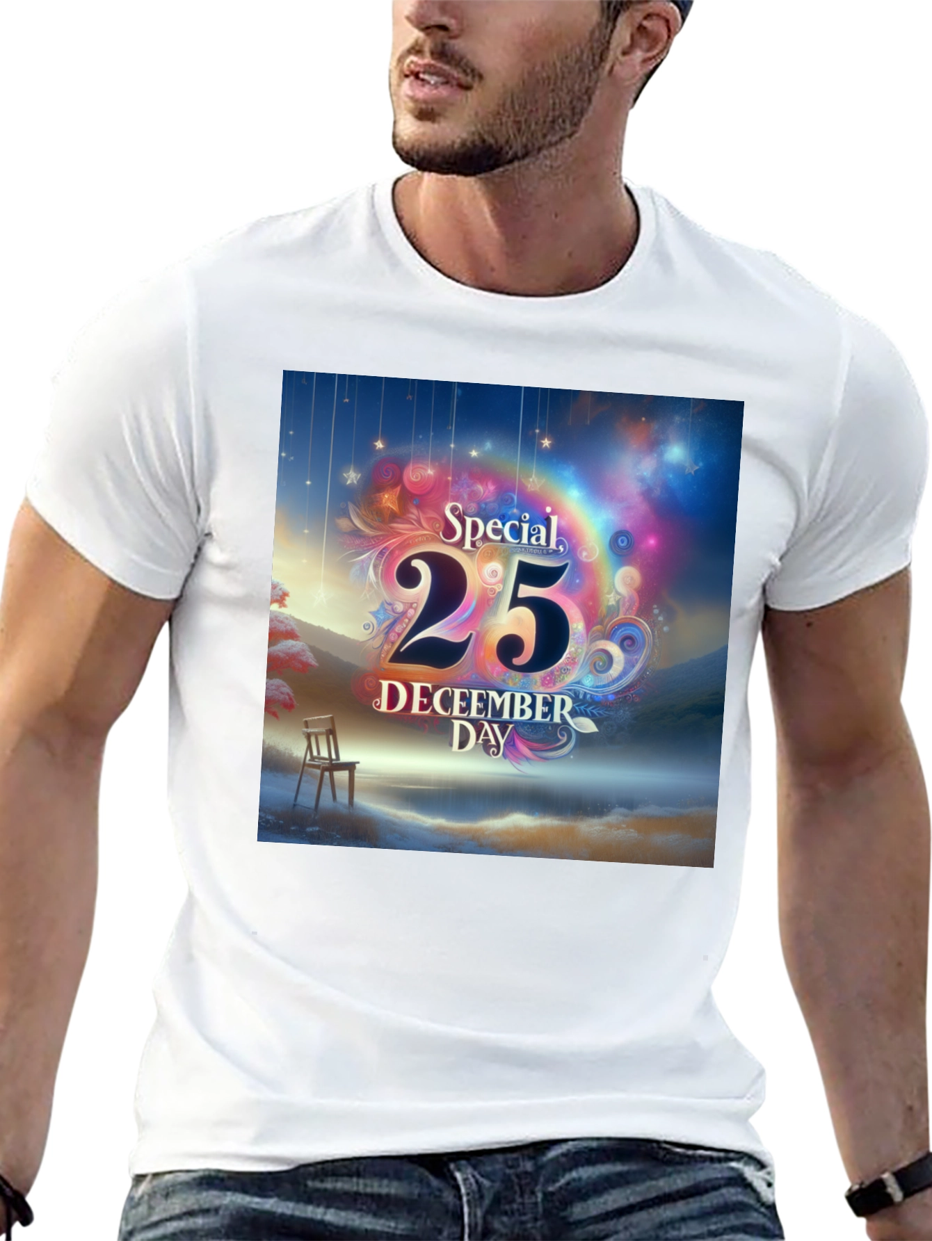 Festive December 25th Graphic Tee